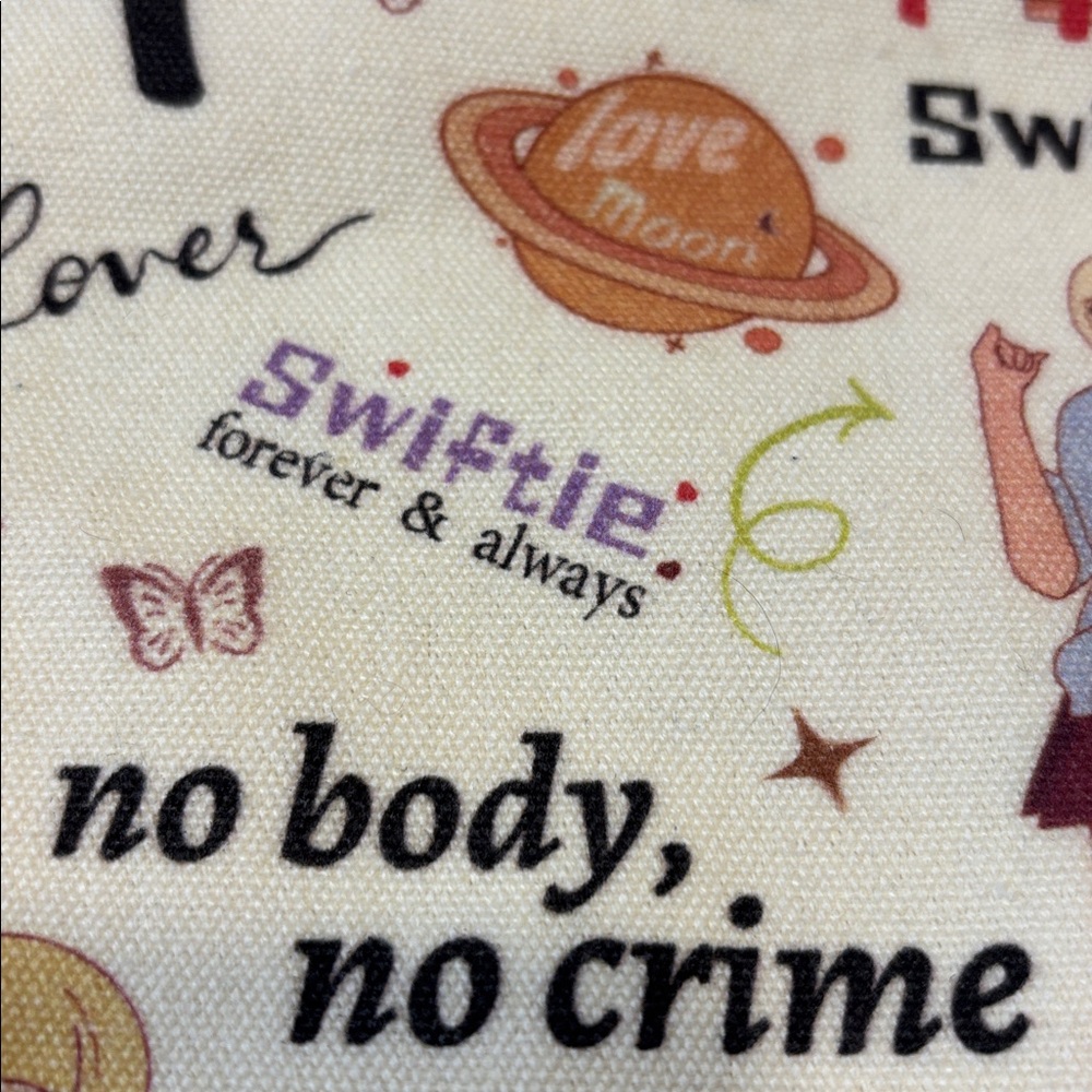 Taylor Swift Eras Tour Canvas Tote Bag - Picture 5 of 11